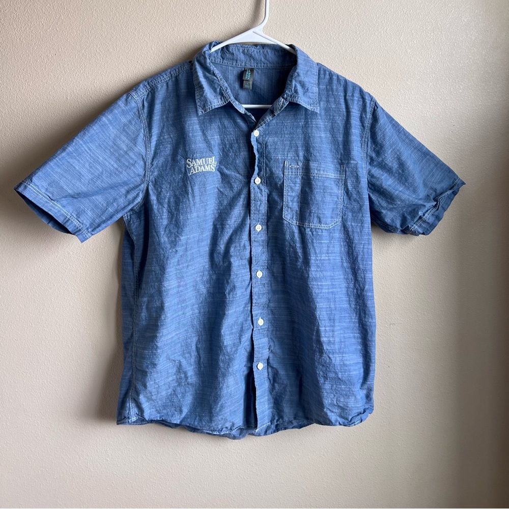 Samuel Adams button down work shirt